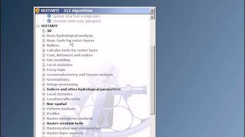 1-The SEXTANTE toolbox