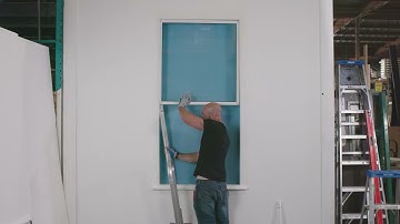 Soundproof Windows - Installing Single Hung   Flush Mount SPW