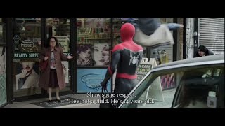 Spider-Man Stops Thief - No Way Home Scene Harry Holland Cameo - Fun Stuff Version