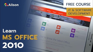 Microsoft Office 2010- Alison Free Online Course Preview