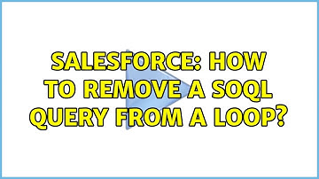 Salesforce: How to remove a SOQL query from a loop?