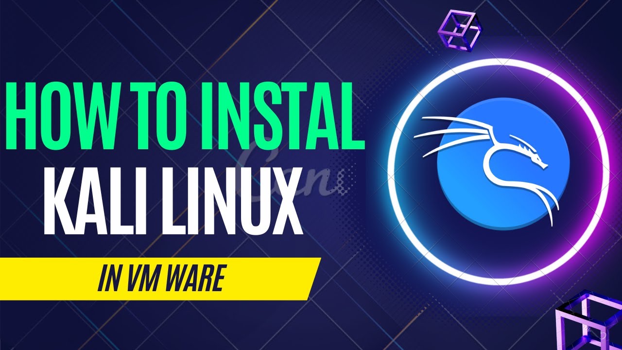 HOW TO INSTALL KALI LINUX IN VMWARE Workstation-16 - YouTube