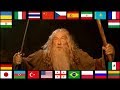 "YOU SHALL NOT PASS" in different languages