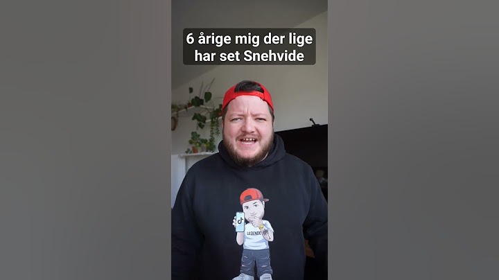 6 årige mig der har set Snehvide
