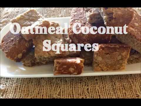How To Make Oatmeal Coconut Squares