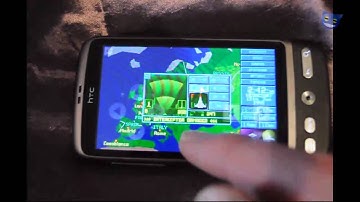 X-Com UFO Defence (Enemy Unknown) Running On Android (HTC Desire) - ADosBox