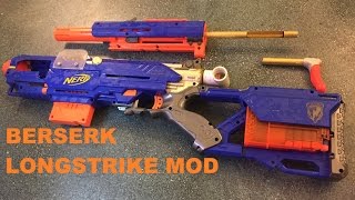 The BERSERK LONGSTRIKE - Bolt-action Sniper Nerf Longstrike