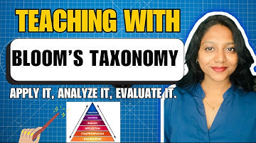 Bloom’s Taxonomy in Teaching #teachingskills  #bloomstaxonomy  #teachingstrategies #studentteacher 
