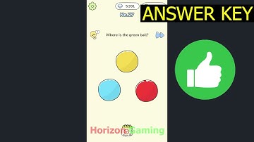 Brain it LEVEL 27 Where is the green ball - Gameplay Walkthrough Android IOS