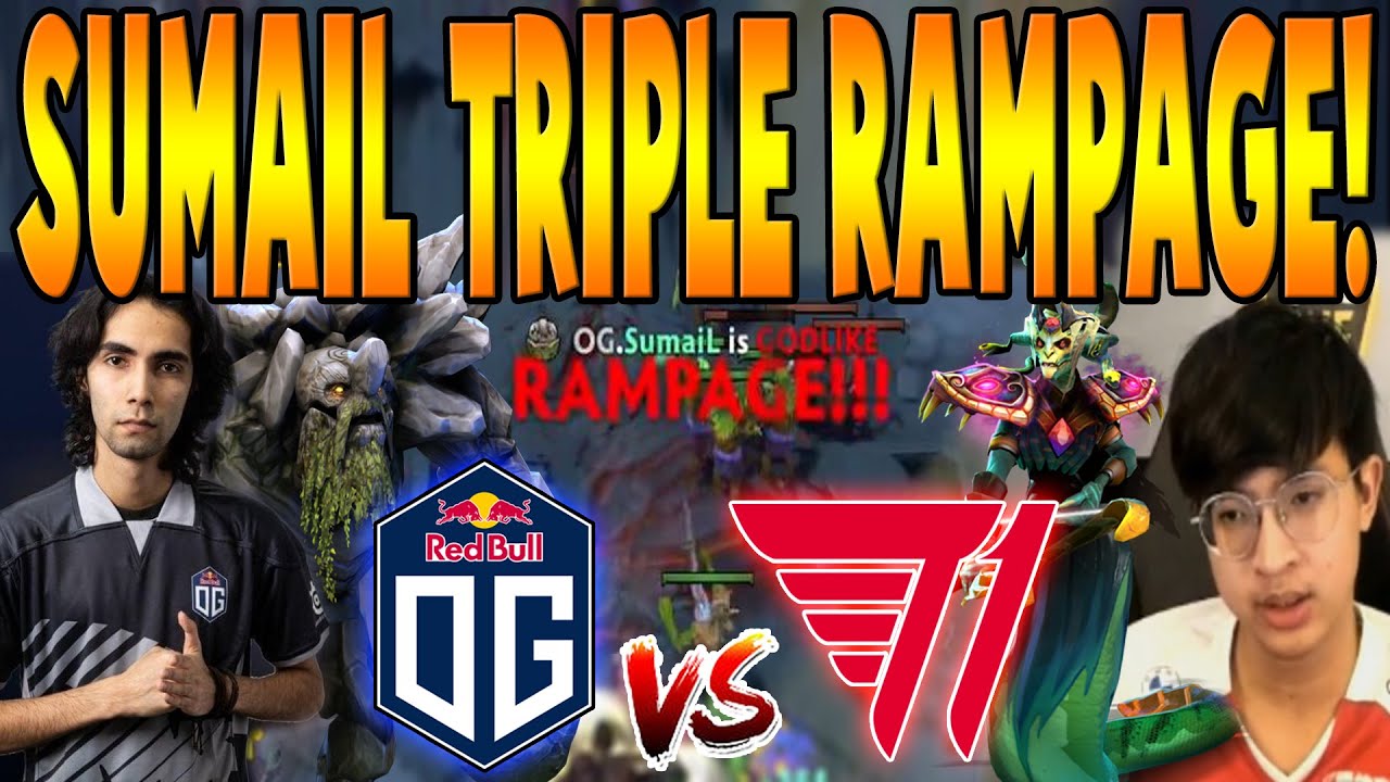 OG Vs T1 BO2 SUMAIL TRIPLE RAMPAGE THE INTERNATIONAL 10 DOTA 2 