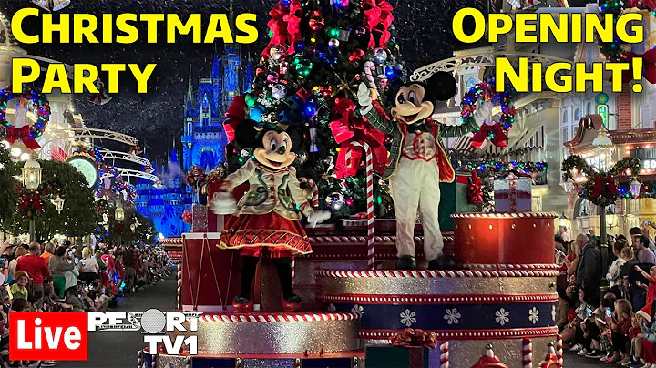 🔴Live: Opening Night - Mickey's Very Merry Christmas Party 2025 - Walt Disney World Live Stream