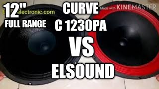 Compare Speaker Curve C 1230PA vs Elsound Full Range