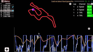 RaceCapture in-app analysis teaser