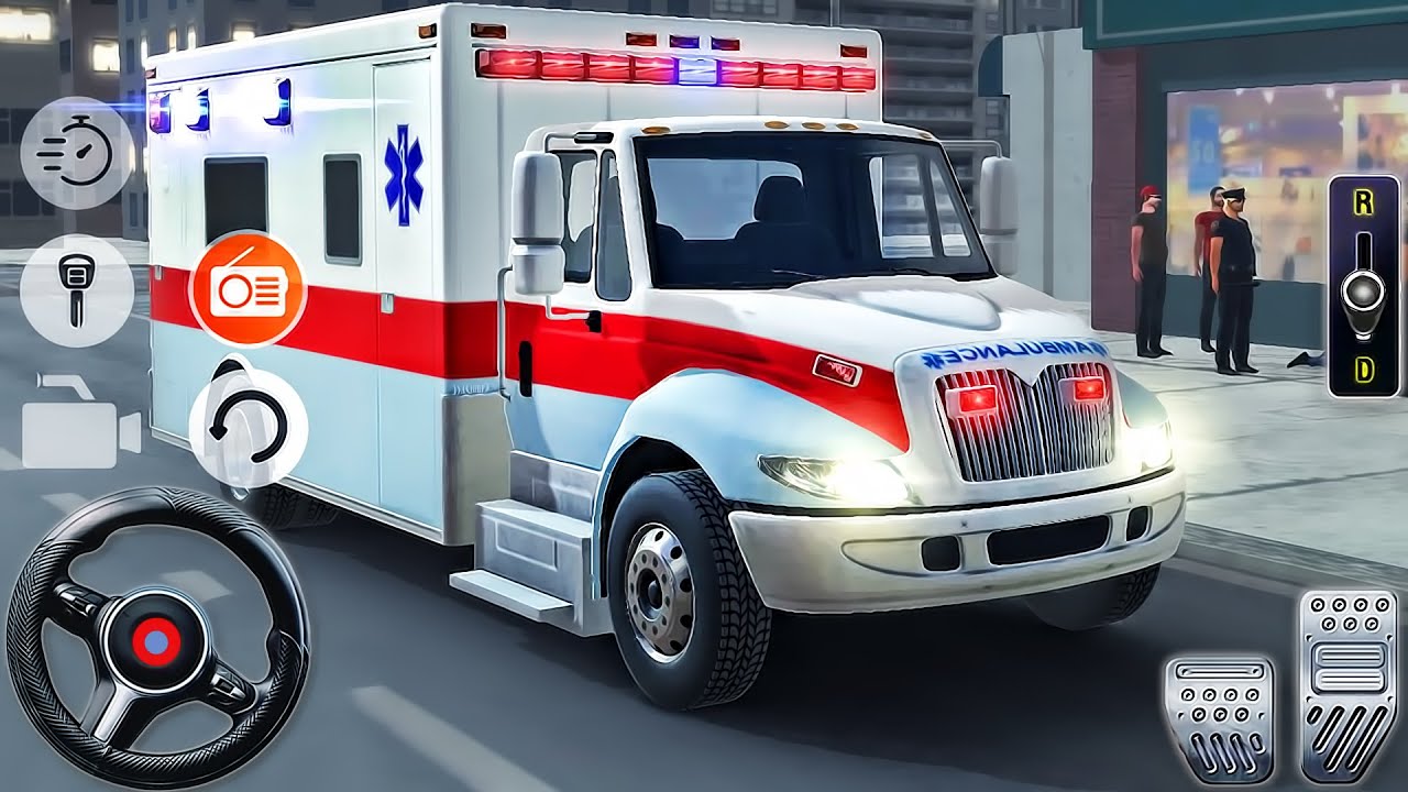 Ambulance City Car Driving Simulator - 911 Rescue Emergency Survival Van Driver - Android GamePlay