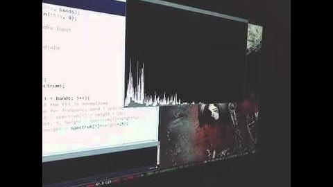 Audio visualization with Processing