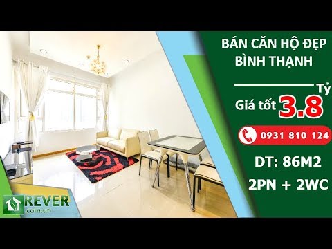 Bán căn hộ Saigon Pearl quận Bình Thạnh, diện tích 86m2 với 2 phòng ngủ 2wc | Rever