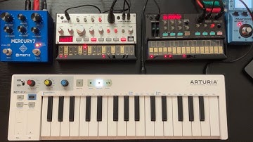 #jamuary2025  Jam 5 (volca bass, fm, mercury7, ms-70cdr)