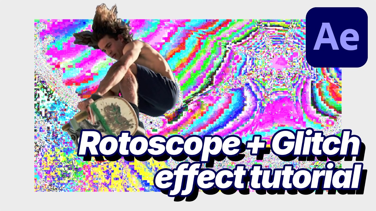 How to Create Glitch Effect in After Effects (WITH ROTO BRUSH) - YouTube