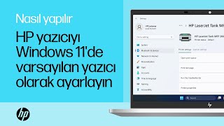 HP yazıcıyı Windows 11