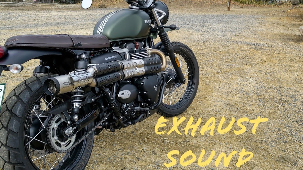 Scrambler900 Sound/Run on a narrow mountain road/蛇円山までの道のり