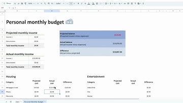 Excel Budget Template 2025 | Free Google Sheets Budget Planner
