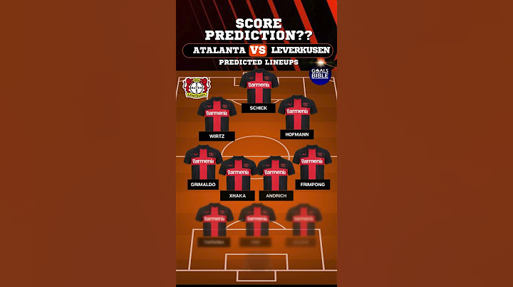 ATALANTA vs BAYER LEVERKUSEN Lineups & Starting XI🔵🔴 #shorts #uel