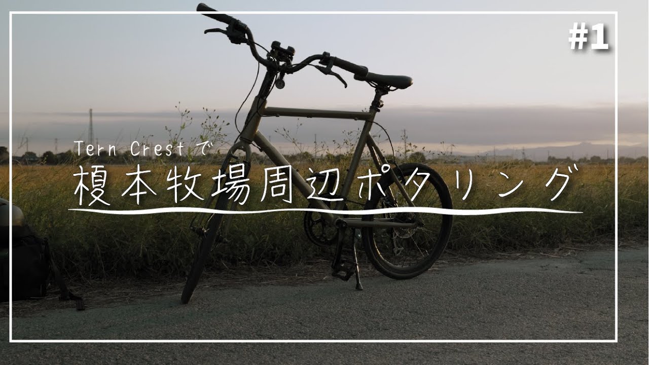 【癒しのポタリング #1】新しい相棒と、秋のサイクリングロードへ。 Tern Crest・榎本牧場 Vlog