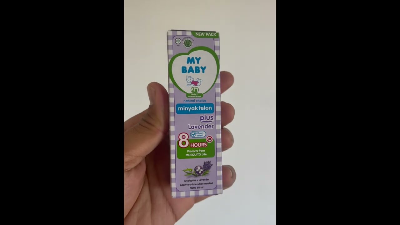 My Baby Minyak Telon Plus Lavender. 8 Hours Protecs from Mosquito bite.