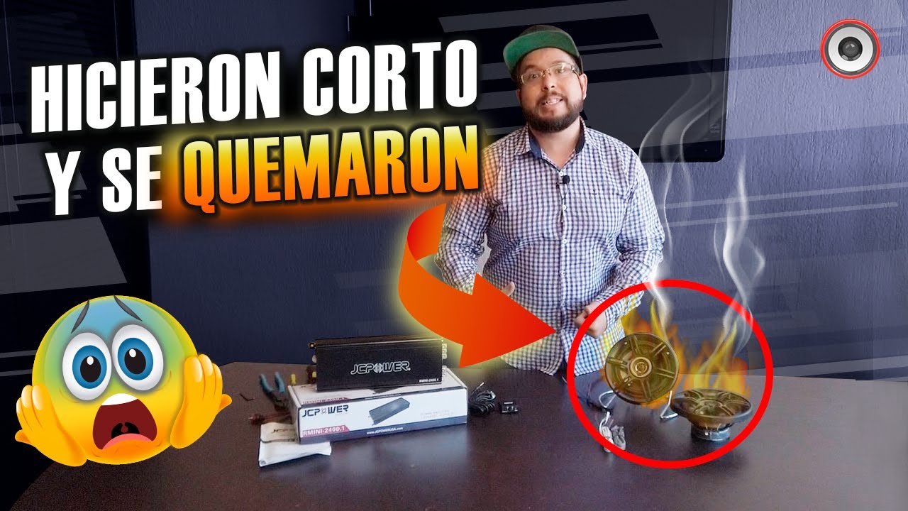 Esto pasa si le metes muchos watts a una bocina (Se sale de control) -  YouTube
