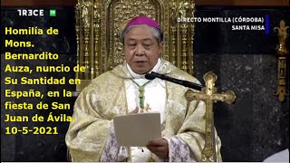 Homilía de Mons. Bernardito Auza, nuncio de Su Santidad en España, en fiesta de San Juan de Ávila