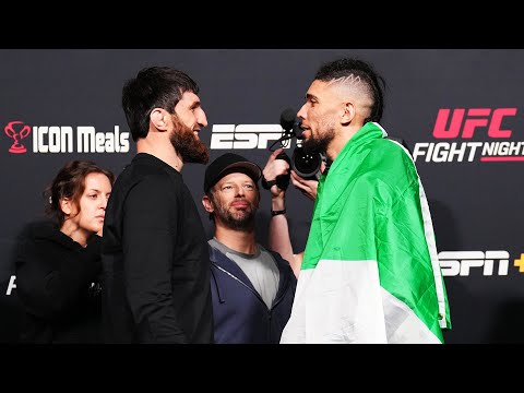 UFC Vegas 84: Weigh-In Faceoffs
