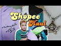 SHOPEE HAUL (clothes,necklaces & shoes)