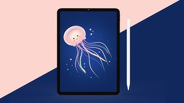 Jellyfish - Procreate Ipad Drawing
