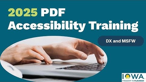 PDF Accessibility Training