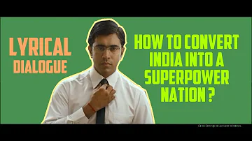 How to convert India into a superpower nation ? | Nivin Pauly | Lyrical Dialogue | Banglore Days |