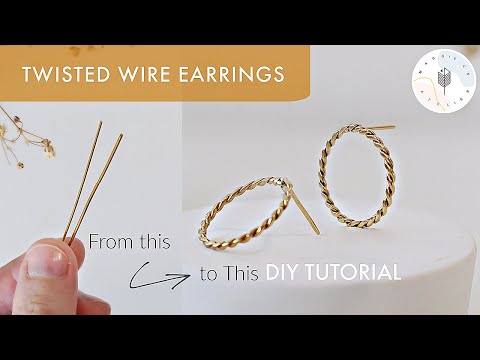 DIY Twisted Wire Ring, Copper & Brass Rings