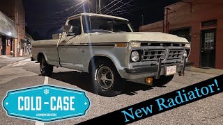73-79 F-series radiator install-(cold case brand).