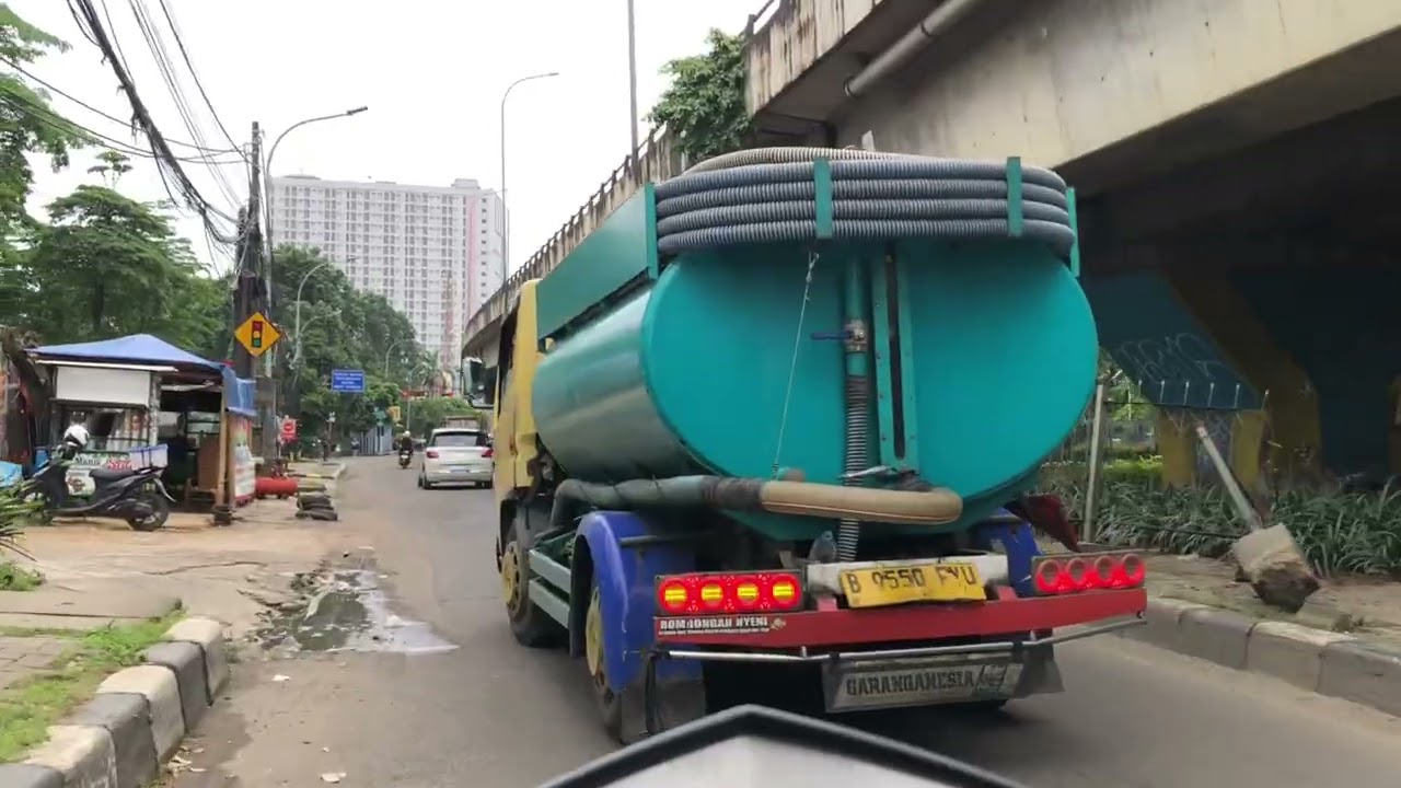 Suasana jalan sore dari Sukasari Babakan sampai depan Banjar via Buaran | Tangerang