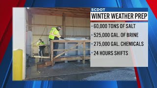 SCDOT crews begin winter weather road prep today