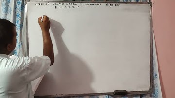 vedanta EXCEL in mathematics BOOK 10 Page 183 Exercise 8.4 Solutions of Q.No. 1 to 5 (Algebra)