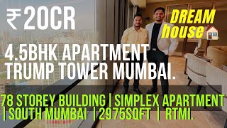 4.5BHK Ultra Luxury Apartment in Worli mumbai | Trump Tower | Mumbai property.
