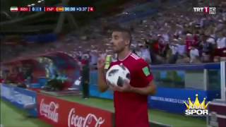 Takla Atarak Taç Atışı Kullanan Futbolcu