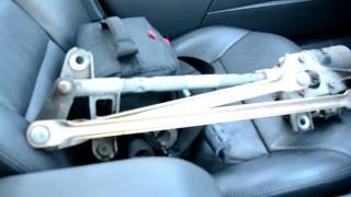 Vauxhall Vectra 2008 1.9 CDTI wiper motor and linkage replace how to guide