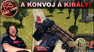 Pusztító egy konvoj -- ETS2 -- Multiplayer