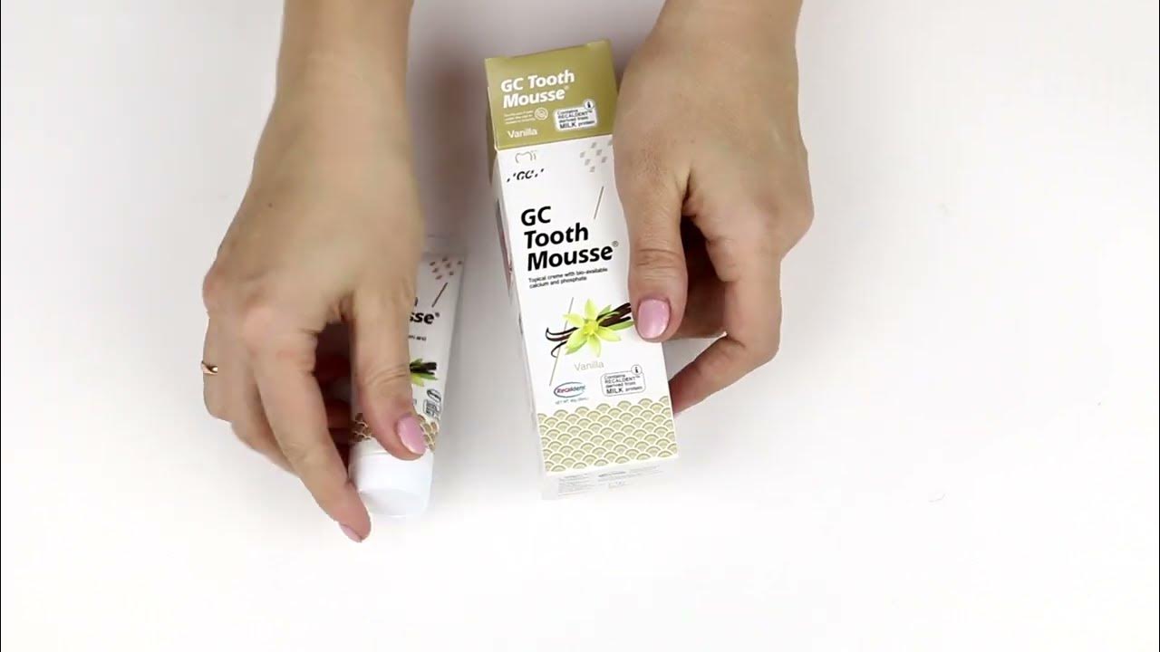 Зубной гель Tooth Mousse Тус Мусс, ваниль, 40 гр. - YouTube