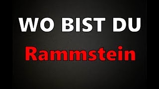 GRAFSTEIN - WO BIST DU (Rammstein)