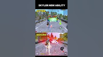 Skyler Character Ability After Update🔥 Free Fire Skyler Character Skill Change #shorts #shortsfeed