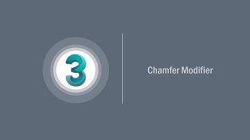 Chamfer Modifier Overview