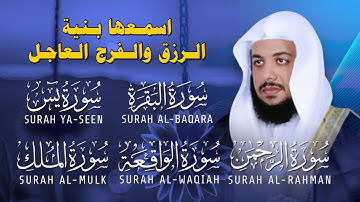 سور البقرة – يس – الواقعة – الرحمن – الملك 🎧 بصوت إدريس أبكر | تلاوة خاشعة تبكي القلوب 💖📖