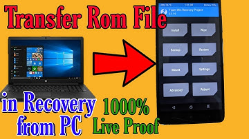 How to Transfer Files to Recovery | Move Files In TWRP Recovery in normal way | Use Tech